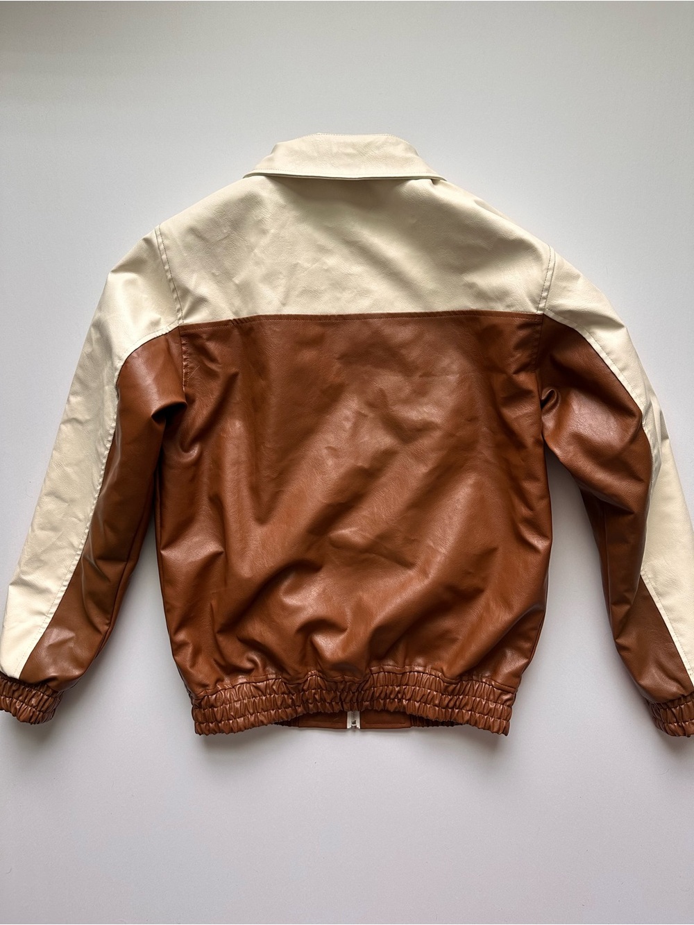 Auto Club Rally Brown & Cream Men's Racing Jacket - Picture 5 of 6